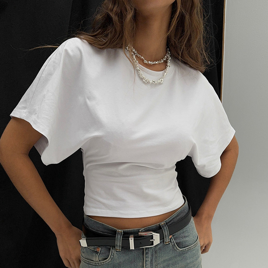 Women's Summer Chic Fitted Waist Tee