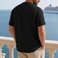 📢📢30% OFF !! ⏰Men's Casual Solid Color Short Sleeve T-Shirt