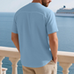 📢📢30% OFF !! ⏰Men's Casual Solid Color Short Sleeve T-Shirt