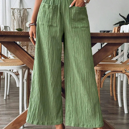 📢📢40% OFF !! ⏰Women's Casual Solid-Color Loose-Fitting Pants