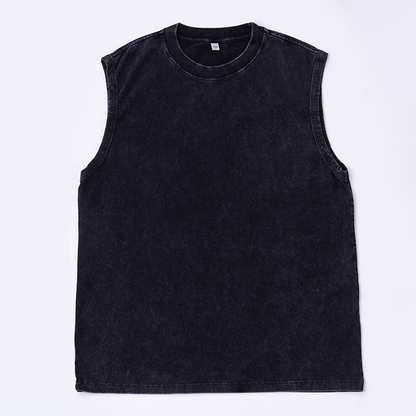 📢📢50% OFF !! ⏰ Vintage Wash Sleeveless Tank Top