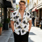 📢📢30% OFF !! ⏰Men's Hawaiian Shirt & Shorts 2-Piece Set👕