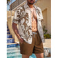 📢📢30% OFF !! ⏰Men's Hawaiian Shirt & Shorts 2-Piece Set👕