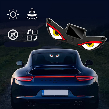 📢📢50% OFF !! ⏰🔋 Solar Powered Devil's Eye LED Car Warning Light🔥