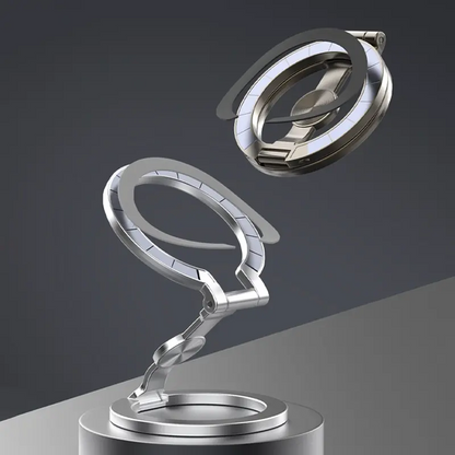 📢📢40% OFF !! ⏰ Foldable Magnetic Ring Phone Mount – Strong hold, 360° rotation & ultra-thin – perfect for car vent, desk or handheld grip 🚗