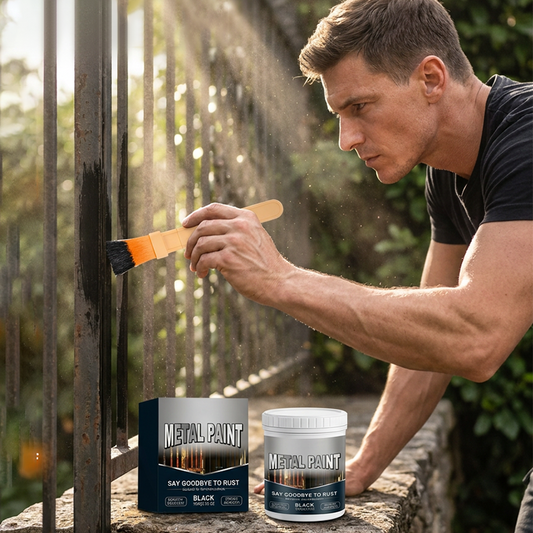 📢📢40% OFF !! ⏰Durable Anti-Rust Black Metal Paint