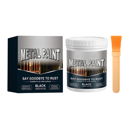 📢📢40% OFF !! ⏰Durable Anti-Rust Black Metal Paint