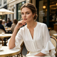 📢📢40% OFF !! ⏰ V-Neck Ruffled Sleeve Top – Flowy & lightweight – Elegant casual blouse, perfect for summer or office – feminine and breathable ✨🌿