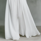 📢📢40% OFF !! ⏰Elegant Pleated White High-Neck Maxi Dress