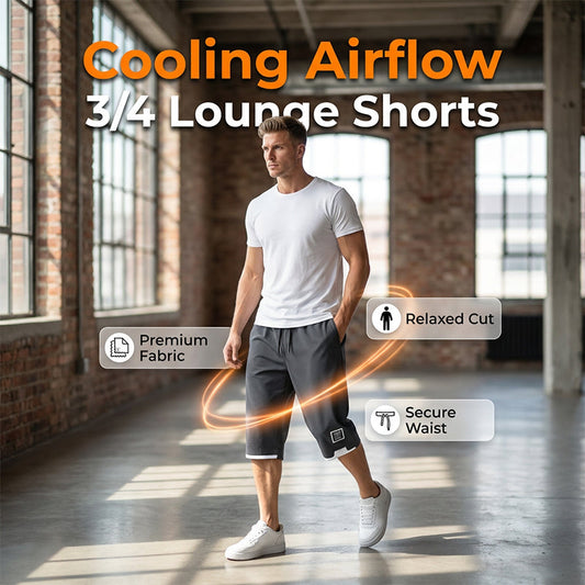 📢📢30% OFF !! ⏰Men's Ice Silk Breathable Capri Shorts