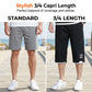 📢📢30% OFF !! ⏰Men's Ice Silk Breathable Capri Shorts