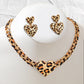 📢📢40% OFF !! ⏰Women's Leopard Print Jewelry Set