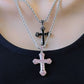 📢📢40% OFF !! ⏰Hip Hop Iced Out Cross Necklace
