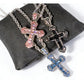 📢📢40% OFF !! ⏰Hip Hop Iced Out Cross Necklace