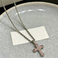 📢📢40% OFF !! ⏰Hip Hop Iced Out Cross Necklace