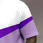 Men's Color Block Casual T-Shirt and Shorts Set