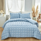 📢📢30% OFF !! ⏰3-Piece Pintuck Textured Duvet Cover Set