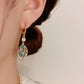 🔥2026 New Arrival ＆ Hot Sale🔥Sky Blue Drop Dangle Hoop Earrings