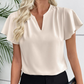 📢📢30% OFF !! ⏰Women's V-Neck Flutter Sleeve Blouse