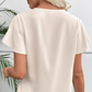 📢📢30% OFF !! ⏰Women's V-Neck Flutter Sleeve Blouse