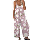 📢📢30% OFF !! ⏰Women's Floral Print Wide Leg Jumpsuit