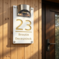 📢📢30% OFF !! ⏰Solar Powered LED House Number Light