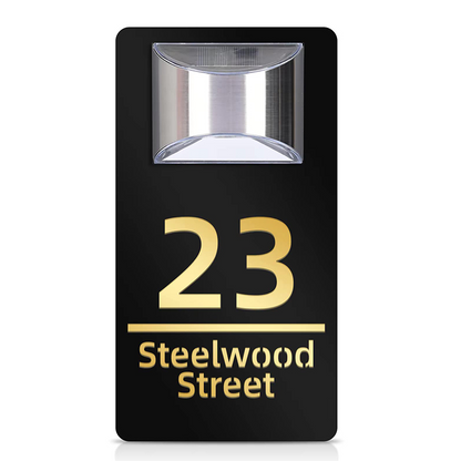 📢📢30% OFF !! ⏰Solar Powered LED House Number Light