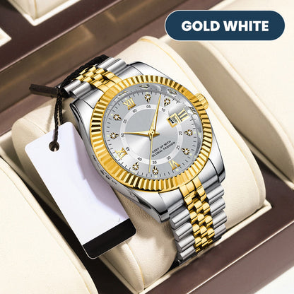📢📢50% OFF !! ⏰Men's Business Wrist Watch – Quartz, Stainless Steel, 8 Colors 🤵