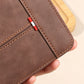 📢📢30% OFF !! ⏰ Men's PU Leather Zip-Around Bifold Wallet
