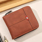 📢📢30% OFF !! ⏰ Men's PU Leather Zip-Around Bifold Wallet