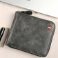 📢📢30% OFF !! ⏰ Men's PU Leather Zip-Around Bifold Wallet