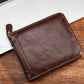 📢📢30% OFF !! ⏰ Men's PU Leather Zip-Around Bifold Wallet