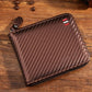 📢📢30% OFF !! ⏰ Men's PU Leather Zip-Around Bifold Wallet
