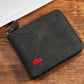 📢📢30% OFF !! ⏰ Men's PU Leather Zip-Around Bifold Wallet