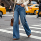 📢📢40% OFF !! ⏰Women's High-Waist Wide-Leg Denim Jeans