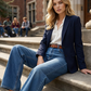 📢📢40% OFF !! ⏰Women's High-Waist Wide-Leg Denim Jeans