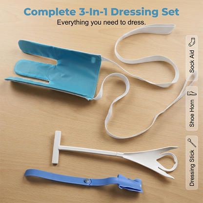 📢📢30% OFF !! ⏰ No-Bend Easy-On Sock Aid with Pull Straps