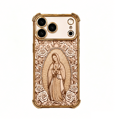 📢📢40% OFF !! ⏰Gold-Tone Devotional Art Phone Case