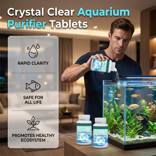 📢📢50% OFF !! ⏰Effervescent Tablets for Crystal Clear Fish Tanks