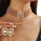 📢📢40% OFF !! ⏰Luxury Crystal Choker & Earring Set