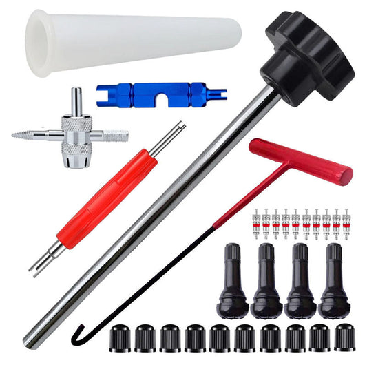 📢📢40% OFF !! ⏰Quick Change Car Tire Valve Tool Kit