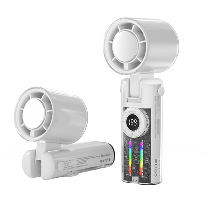 📢📢30% OFF !! ⏰ Foldable Portable Fan with Digital Display