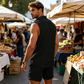 📢📢40% OFF !! ⏰Men's Sleeveless Button-Down Top & Shorts Set – Textured Pattern, Lightweight, Vacation Ready ✨