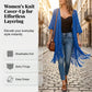 📢📢30% OFF !! ⏰ Women's Open-Front Knit Cover-Up with Tassel Fringe – Bohemian & Lightweight – Beach Essential 🌴