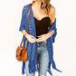 📢📢30% OFF !! ⏰ Women's Open-Front Knit Cover-Up with Tassel Fringe – Bohemian & Lightweight – Beach Essential 🌴