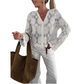 📢📢40% OFF !! ⏰Women's Floral Crochet Knit Cardigan
