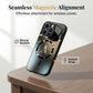 📢📢30% OFF !! ⏰🧲 Stylish Magnetic Shockproof Phone Case with Glossy Finish – Strong Magnetic Lock, Elegant Accents, Drop Protection ✨