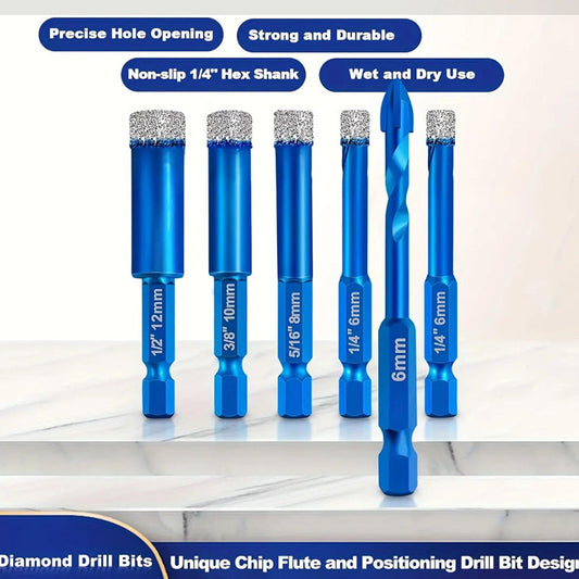 📢📢50% OFF⏰Diamond Drill Bit 6-Piece Set