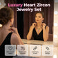 📢📢30% OFF⏰Sparkling Heart Necklace & Earring Set