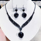 📢📢30% OFF⏰Sparkling Heart Necklace & Earring Set